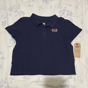 Levis Girls Logo Polo Shirt (Size: L)